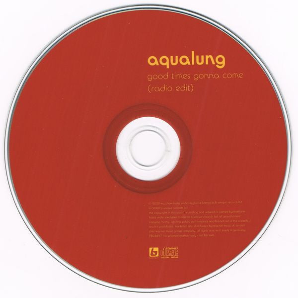 Aqualung - Good Times Gonna Come (CD) (Very Good Plus (VG)) - DaddyPop