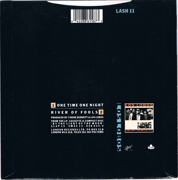Los Lobos : One Time One Night (7", Single)