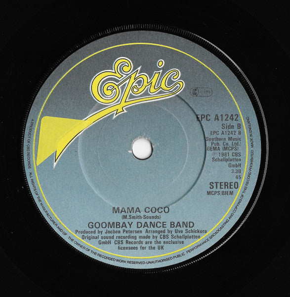 Goombay Dance Band : Seven Tears (7", Single, Pap)