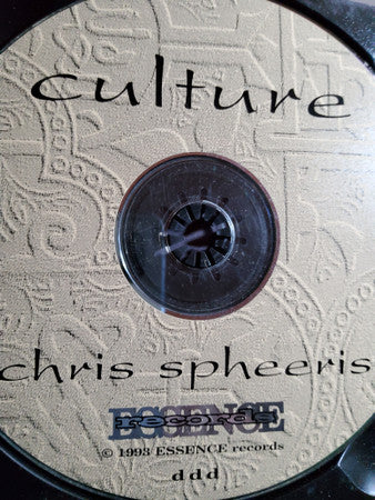 Chris Spheeris : Culture (CD, Album, Dig)