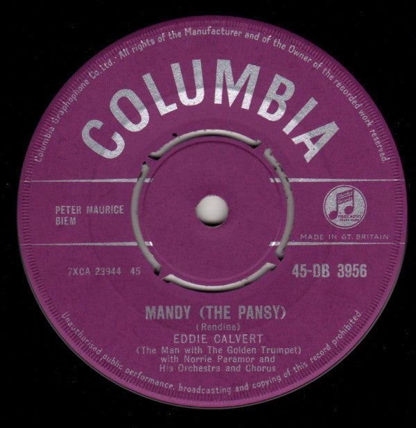 Eddie Calvert : Mandy (The Pansy) (7", Single)