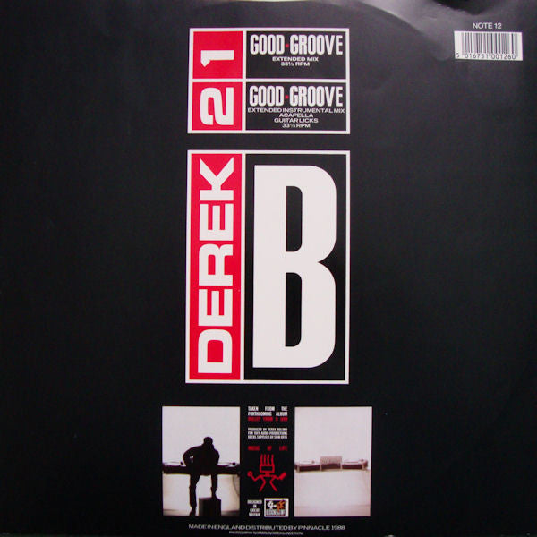 Derek B : Good Groove (12")