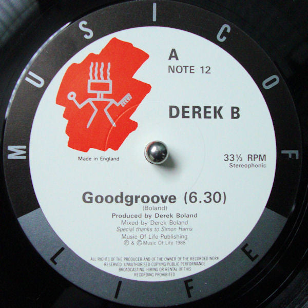 Derek B : Good Groove (12")