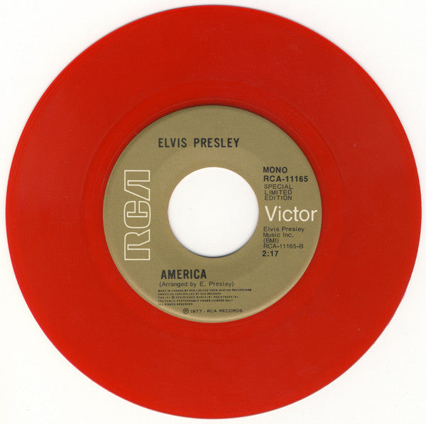Elvis Presley : My Way (7", Single, Ltd, Red)