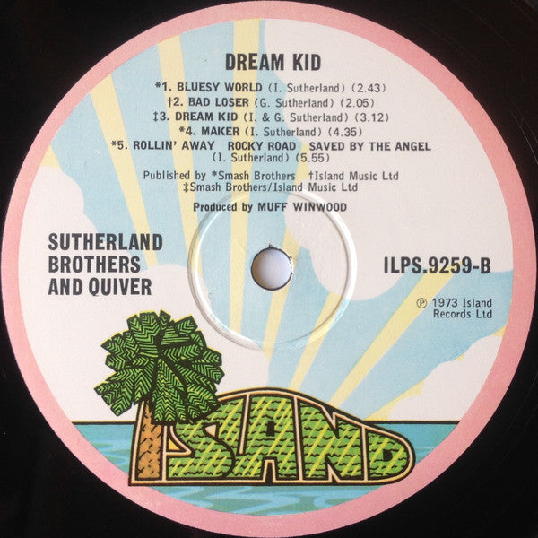 Sutherland Brothers & Quiver : Dream Kid (LP, Album)