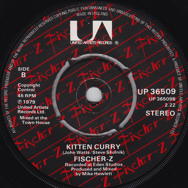 Fischer-Z : The Worker (7", Single)