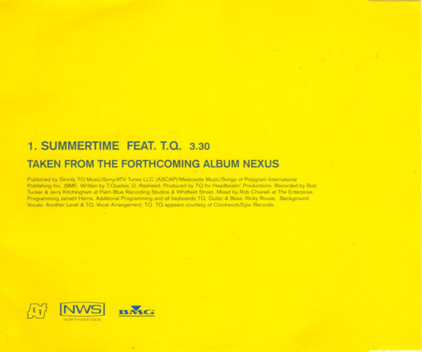 Another Level Featuring TQ - Summertime (CD) (Very Good Plus (VG)) - DaddyPop