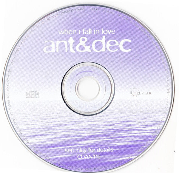 Ant & Dec - When I Fall In Love (CD) (Very Good Plus (VG)) - DaddyPop