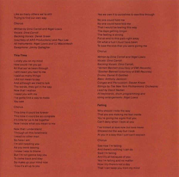 Dina Carroll - So Close (CD) (Very Good Plus (VG)) - DaddyPop