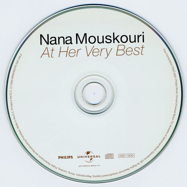 Nana Mouskouri : At Her Very Best (CD, Comp)