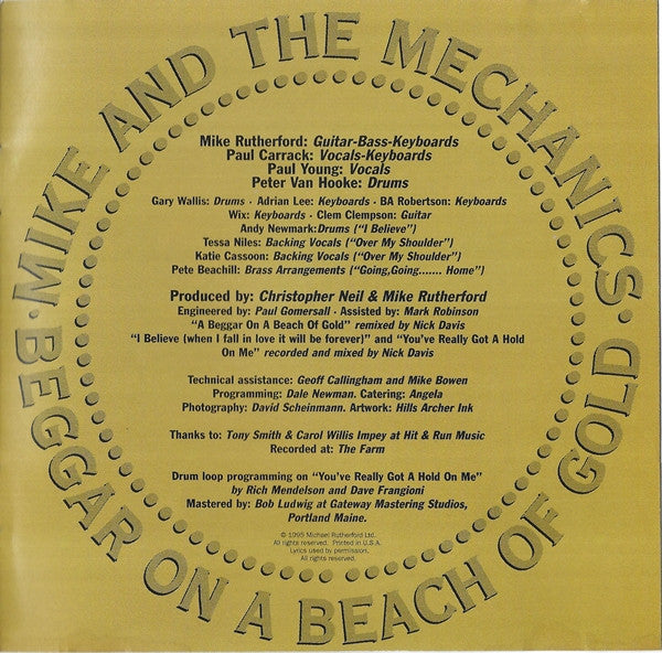 Mike & The Mechanics - Beggar On A Beach Of Gold (CD) (Near Mint (NM Or M-)) - DaddyPop