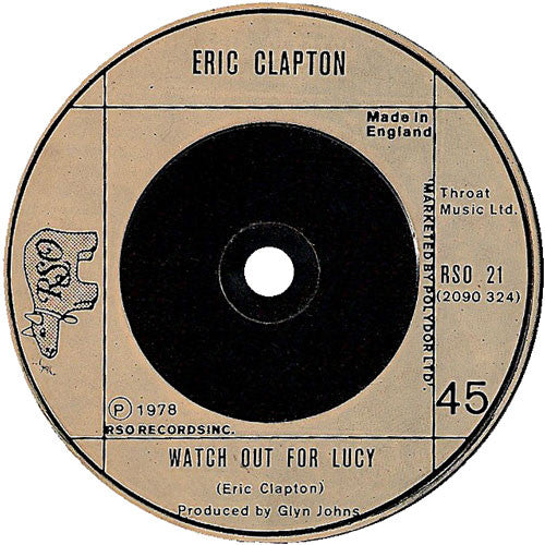 Eric Clapton : Promises (7", Single)