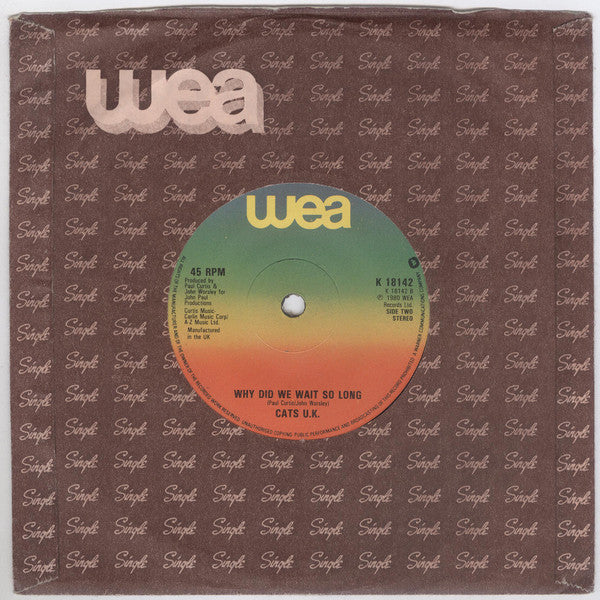 Cats U.K. : Sixteen Looking For Love (7", Single)