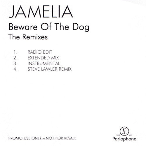 Jamelia : Beware Of The Dog (The Remixes) (CDr, Single, Promo)