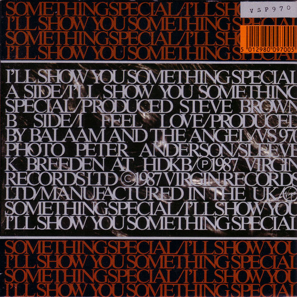 Balaam And The Angel : I'll Show You Something Special (7", Single, Ltd, Pic, Sil)