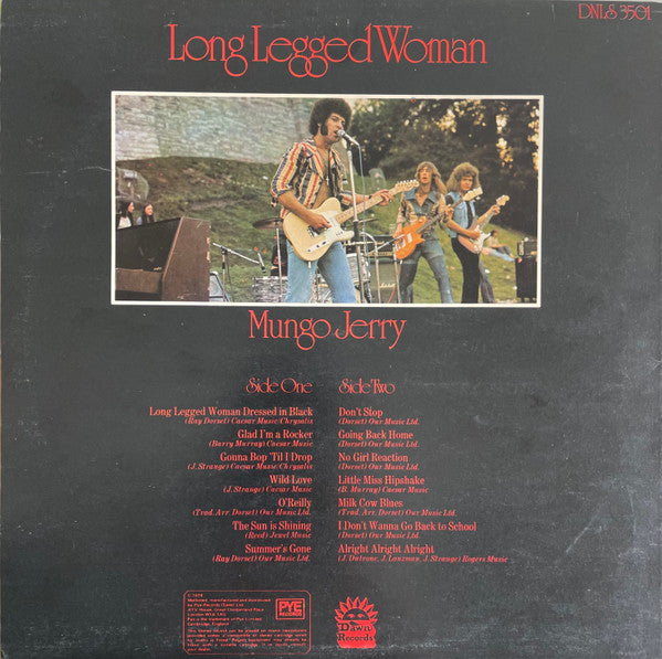 Mungo Jerry : Long Legged Woman (LP, Album)