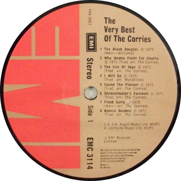 The Corries : The Very Best Of The Corries (LP, Comp)