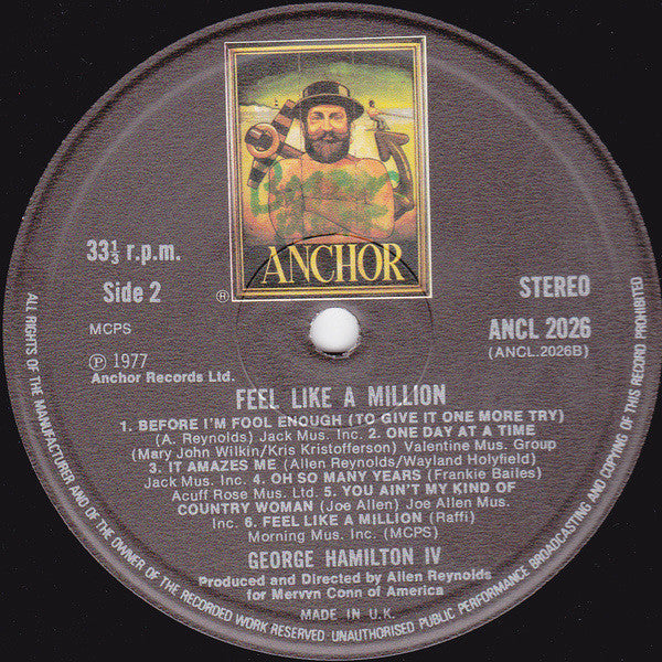 George Hamilton IV : Feel Like A Million (LP, Album)