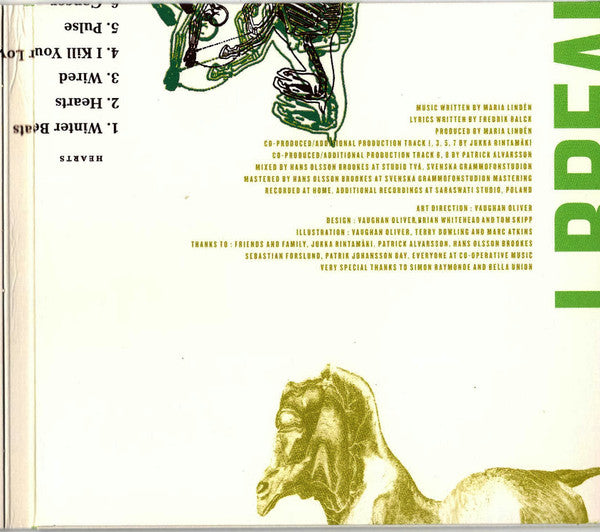 I Break Horses : Hearts (CD, Album)