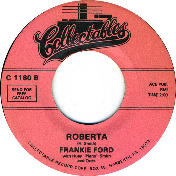 Frankie Ford With Huey "Piano" Smith & Orchestra : Sea Cruise (7", RE)