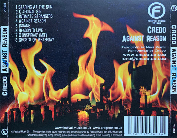 Credo - Against Reason (CD) (Very Good Plus (VG)) - DaddyPop