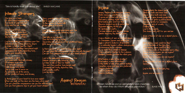 Credo - Against Reason (CD) (Very Good Plus (VG)) - DaddyPop