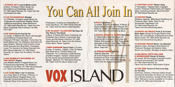 Various : You Can All Join In '94 (CD, Comp, Promo)