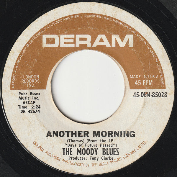 The Moody Blues : Tuesday Afternoon (Forever Afternoon) (7", Single, Mono, Styrene, Ter)