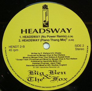 Big Ben & The Fox : Headsway (12")