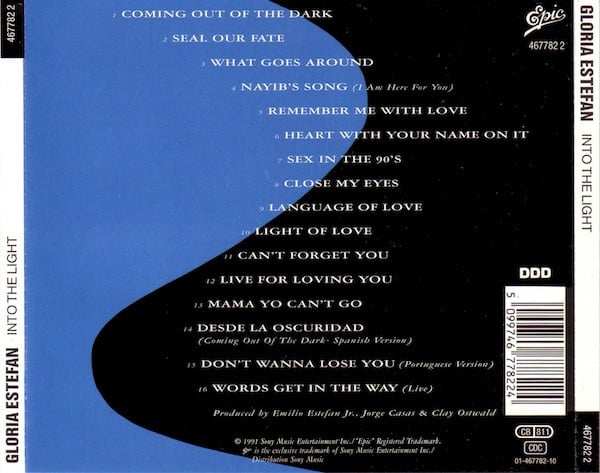 Gloria Estefan : Into The Light (CD, Album)