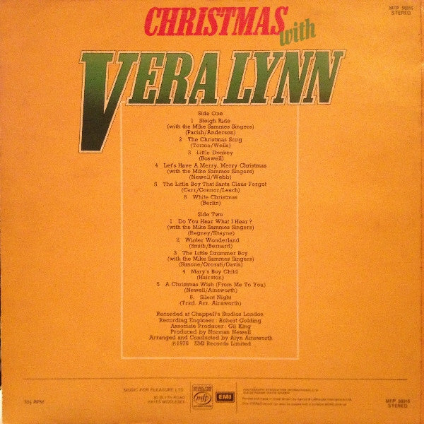 Vera Lynn : Christmas With Vera Lynn (LP)