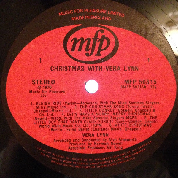 Vera Lynn : Christmas With Vera Lynn (LP)