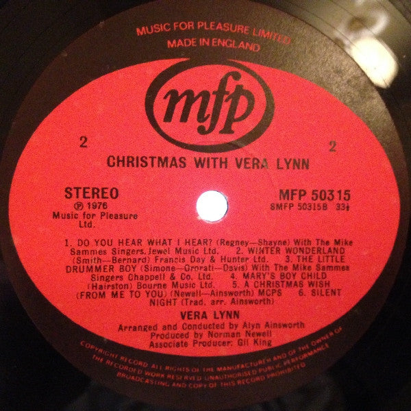 Vera Lynn : Christmas With Vera Lynn (LP)