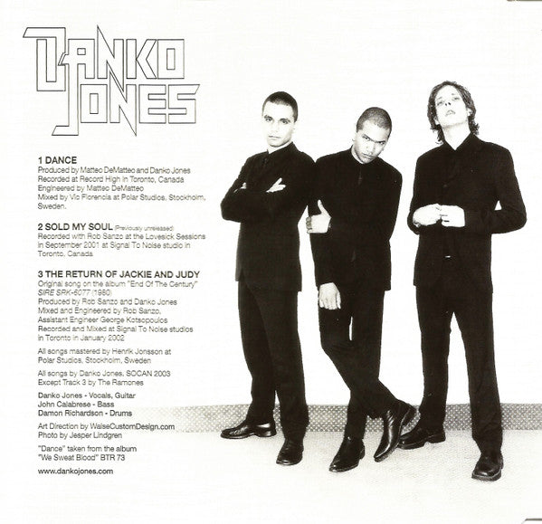 Danko Jones : Dance (CD, Single)