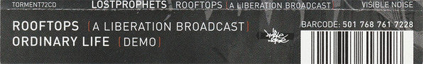 Lostprophets : Rooftops (A Liberation Broadcast) (CD, Single, CD )
