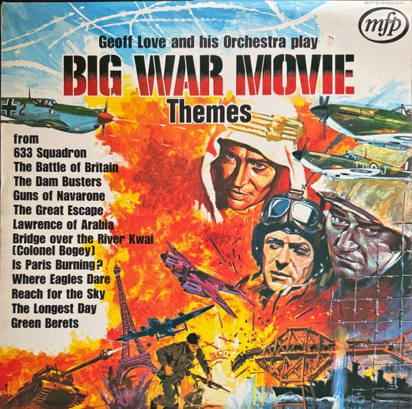 Geoff Love & His Orchestra : Big War Movie Themes (LP, Album)