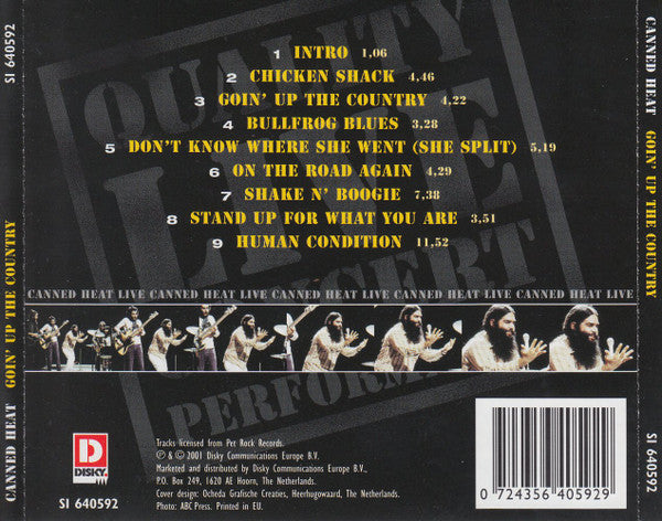 Canned Heat : Goin' Up The Country (CD, Album)
