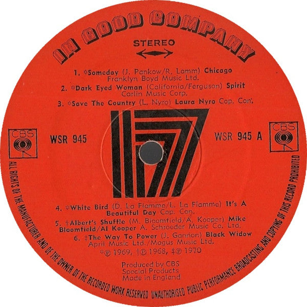 Various : In Good Company (LP, Comp)