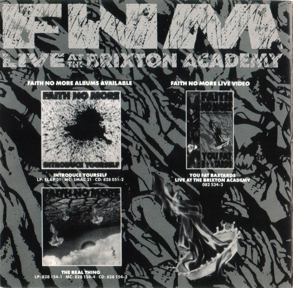 Faith No More : Live At The Brixton Academy (CD, Album, PDO)