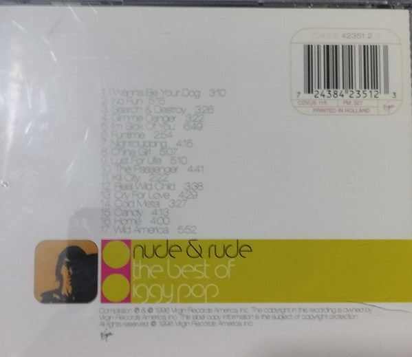 Iggy Pop : Nude & Rude: The Best Of Iggy Pop (CD, Comp, Med)