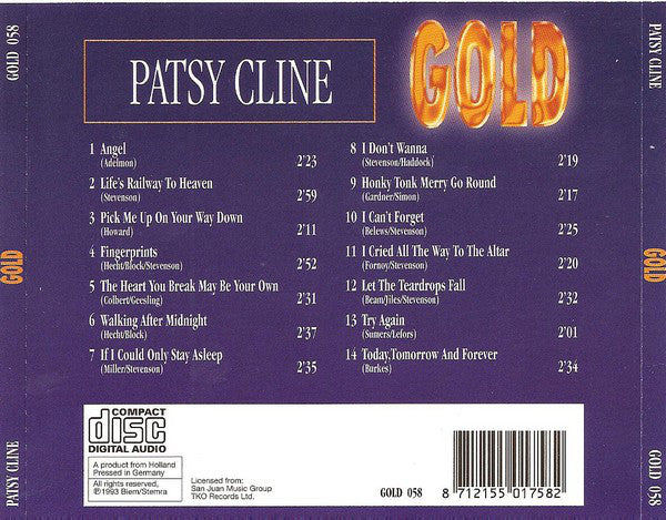 Patsy Cline : Gold (CD, Comp)