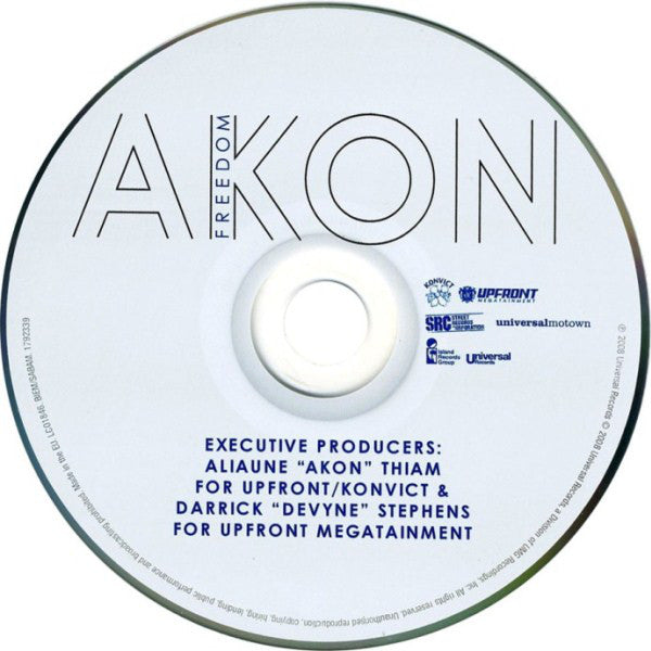 Akon : Freedom (CD, Album)