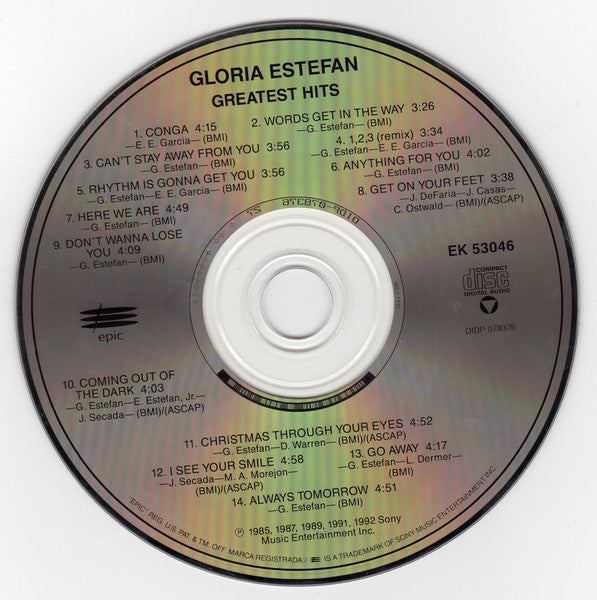 Gloria Estefan : Greatest Hits (CD, Comp, RE, Spr)