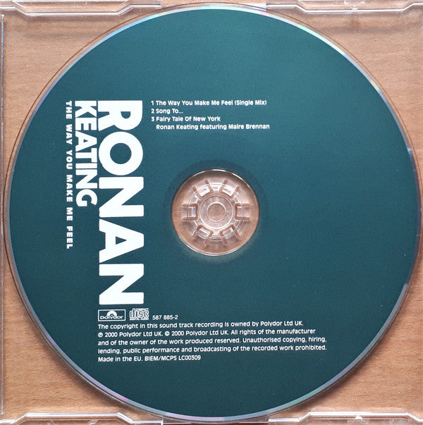 Ronan Keating : The Way You Make Me Feel (CD, Single)