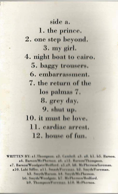 Madness : Divine Madness (Cass, Comp, Bla)