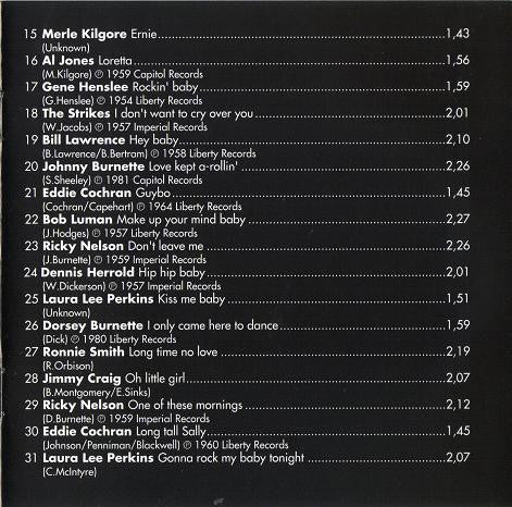 Various : Red Hot Rockabilly Part 2 (CD, Comp)