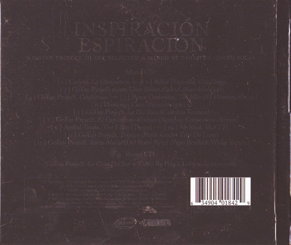 Gotan Project : Inspiración - Espiración (A Gotan Project DJ Set) (CD, Mixed + CD, Enh)