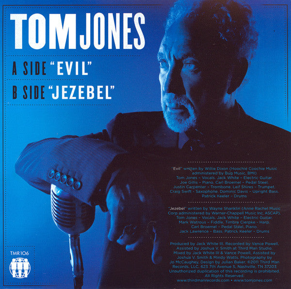 Tom Jones : Evil (7", Single)