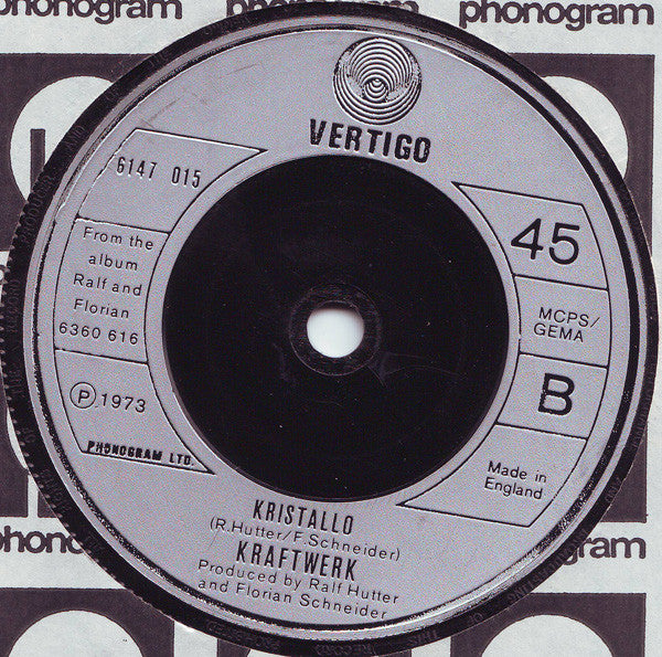 Kraftwerk : Comet Melody 2 (7", Single)