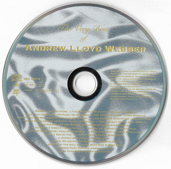 Various, Andrew Lloyd Webber : The Very Best Of Andrew Lloyd Webber (CD, Comp)